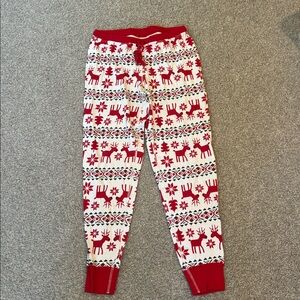 Hanna Andersson Organic Cotton Pajama Bottoms Medium , Christmas Family matching